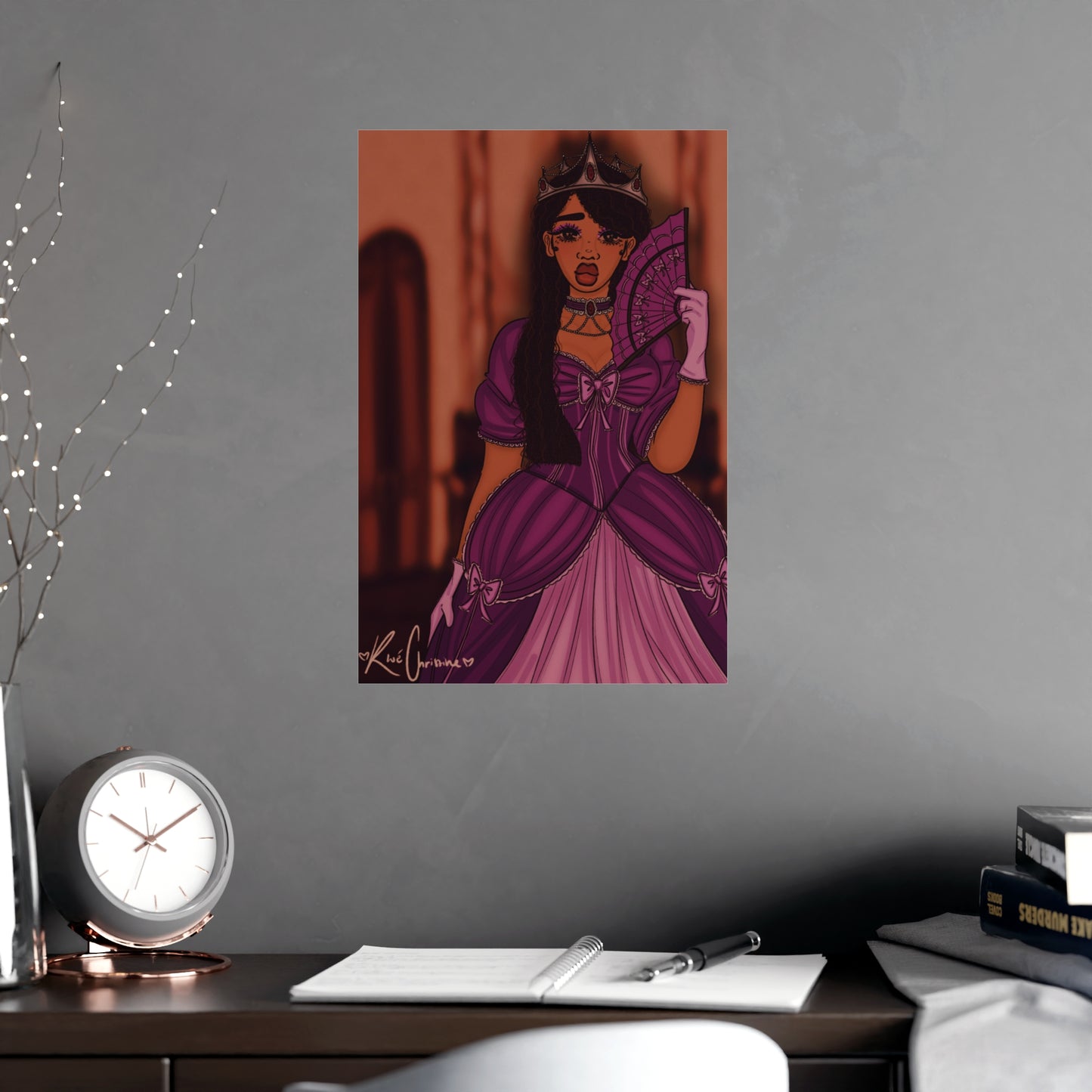 Vertical Matte Poster - Princess
