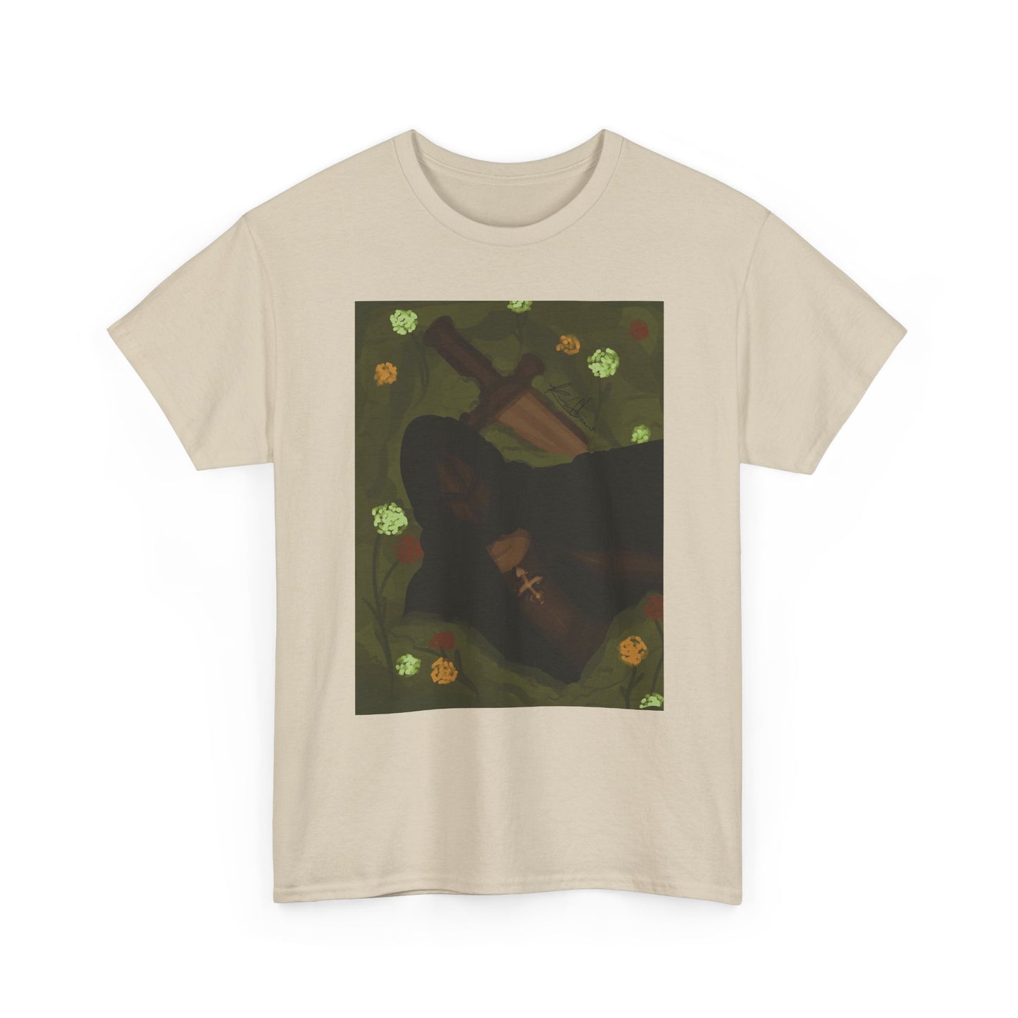 Unisex Heavy Cotton Tee (Knight)