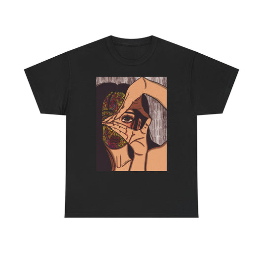 Unisex Heavy Cotton Tee (Illusions [color])
