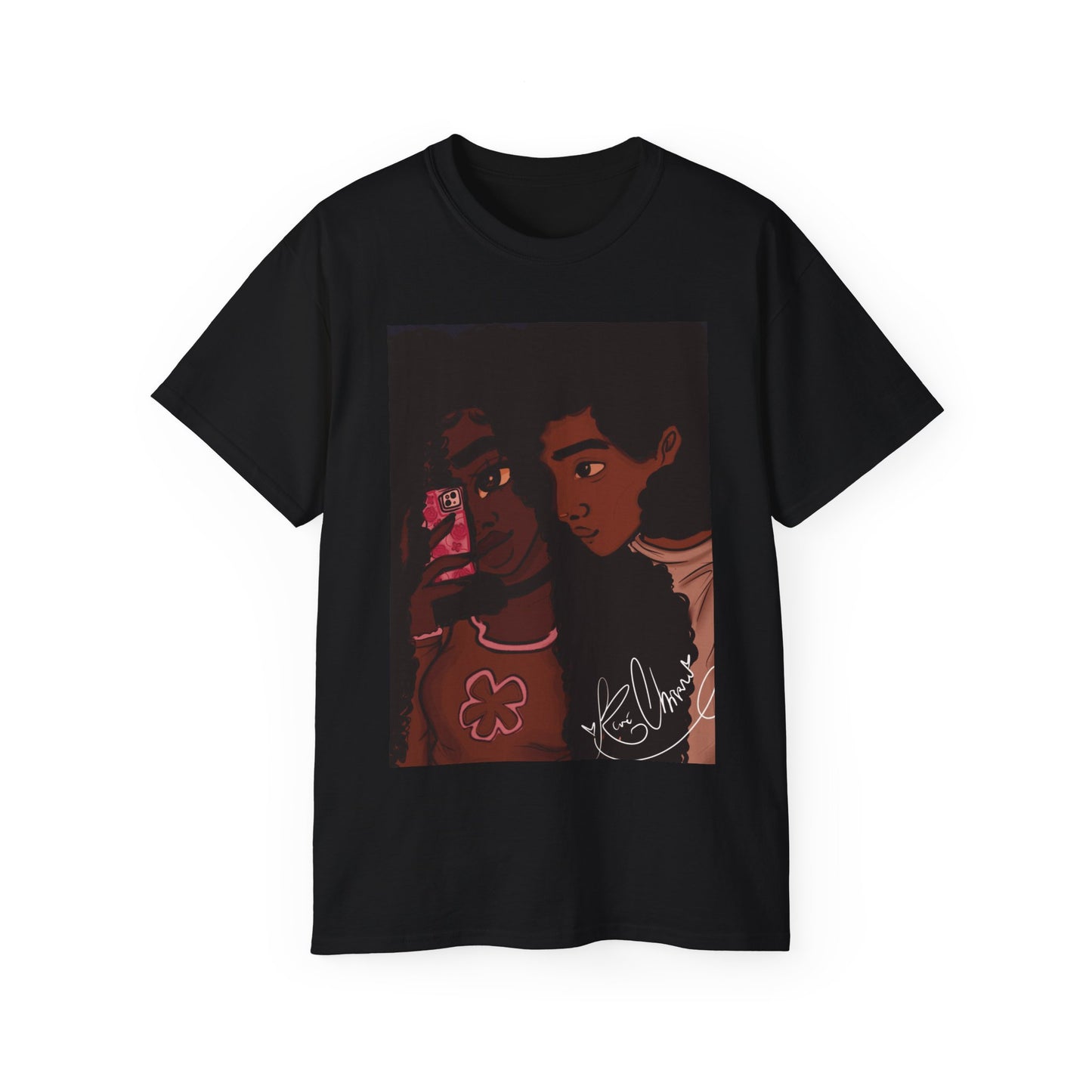 Unisex Ultra Cotton Tee (Black Love)