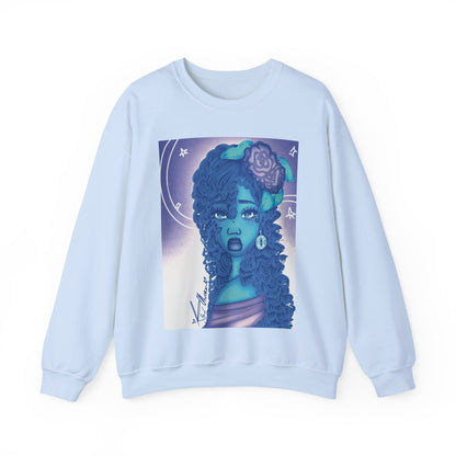 Unisex Heavy Blend™ Crewneck Sweatshirt (Blue Rose)