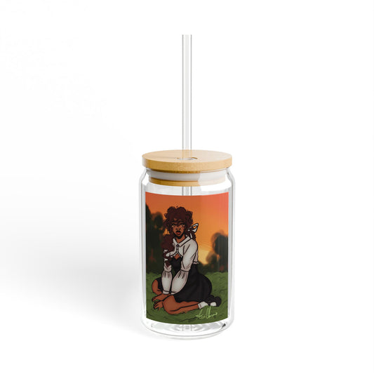 Sipper Glass, 16oz - Sunset