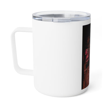 Insulated Coffee Mug, 10oz - Black Love