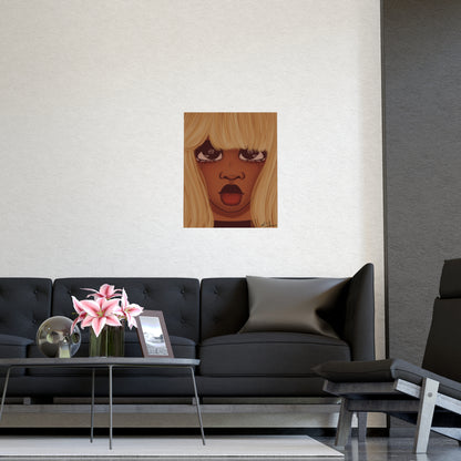 Vertical Matte Poster - Heart Eyes