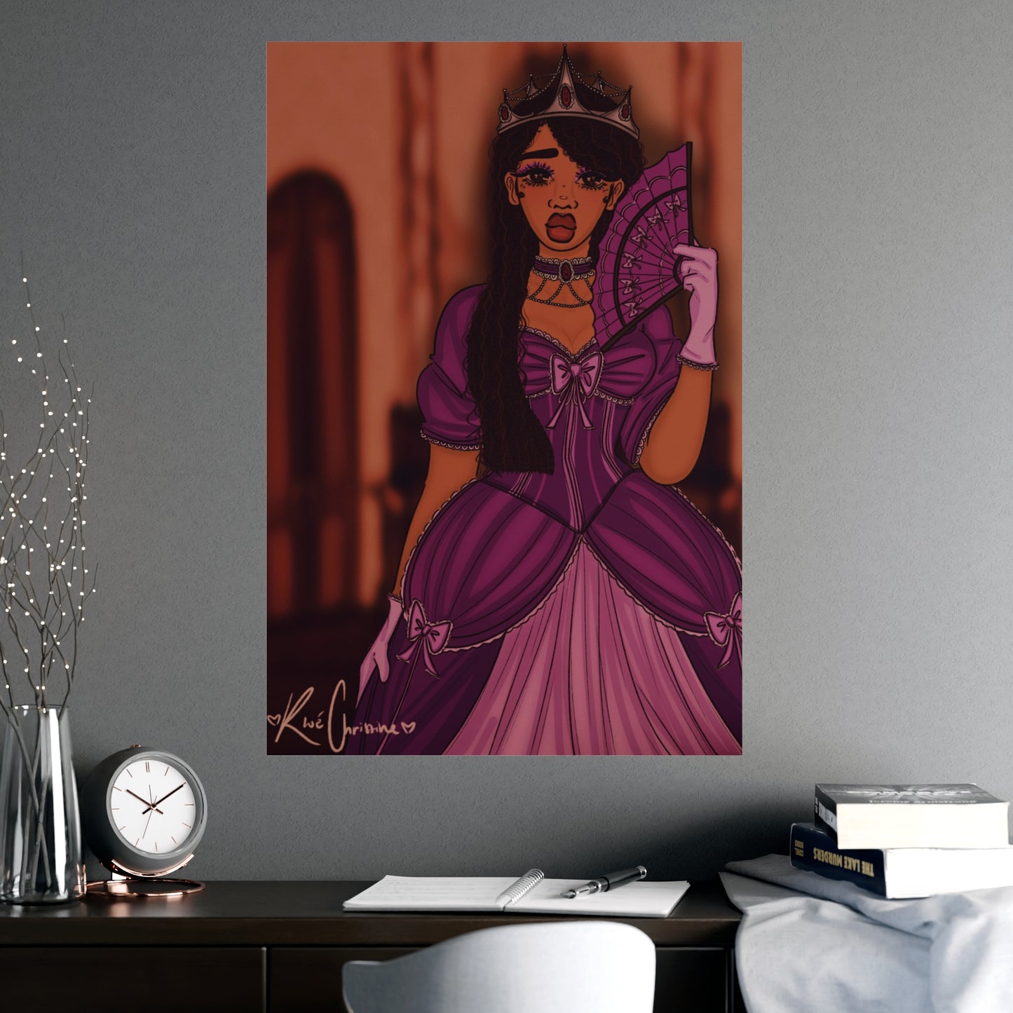 Vertical Matte Poster - Princess
