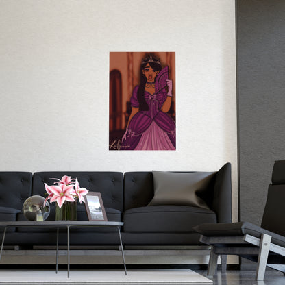 Vertical Matte Poster - Princess