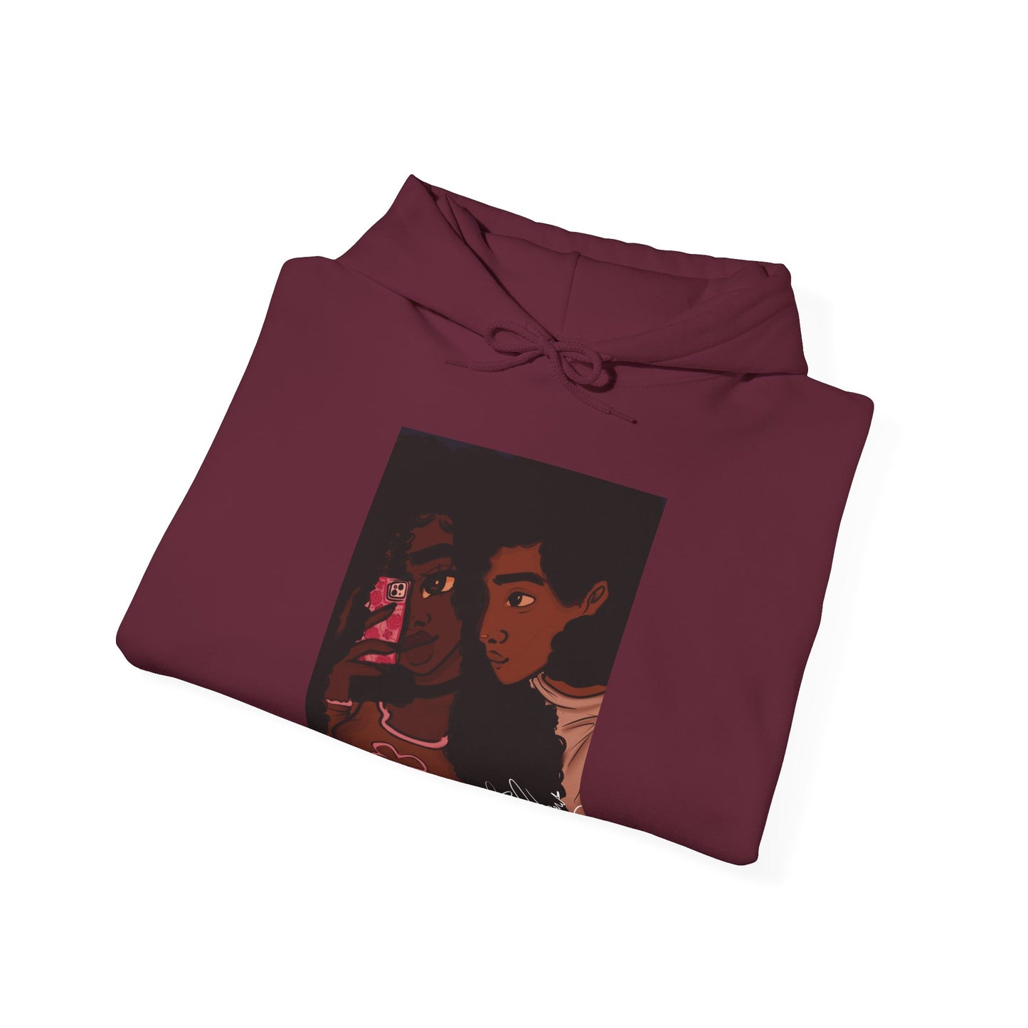Unisex Heavy Blend™ Hooded Sweatshirt (Black Love V2)