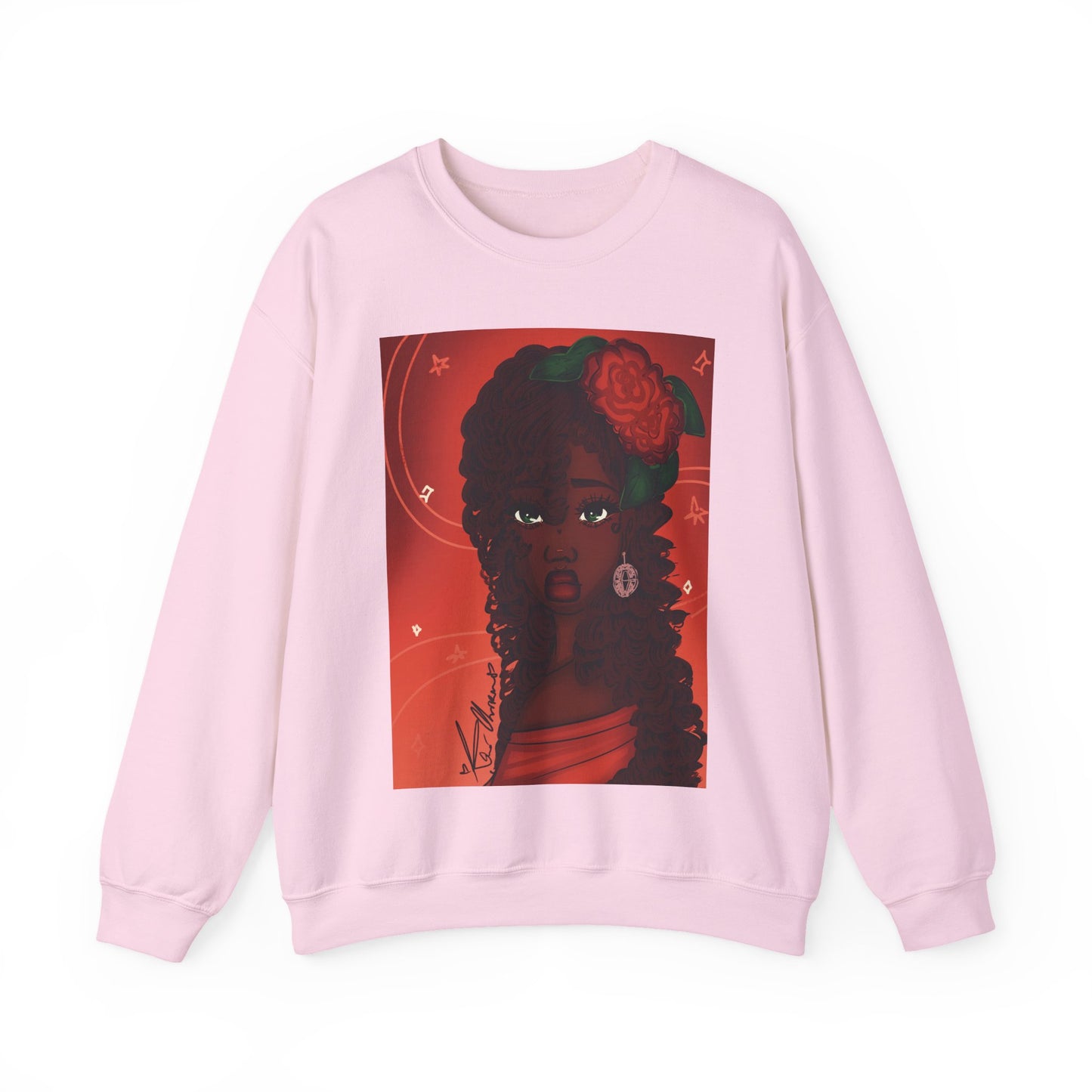 Unisex Heavy Blend™ Crewneck Sweatshirt (Rose)