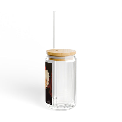 Sipper Glass, 16oz - Apple