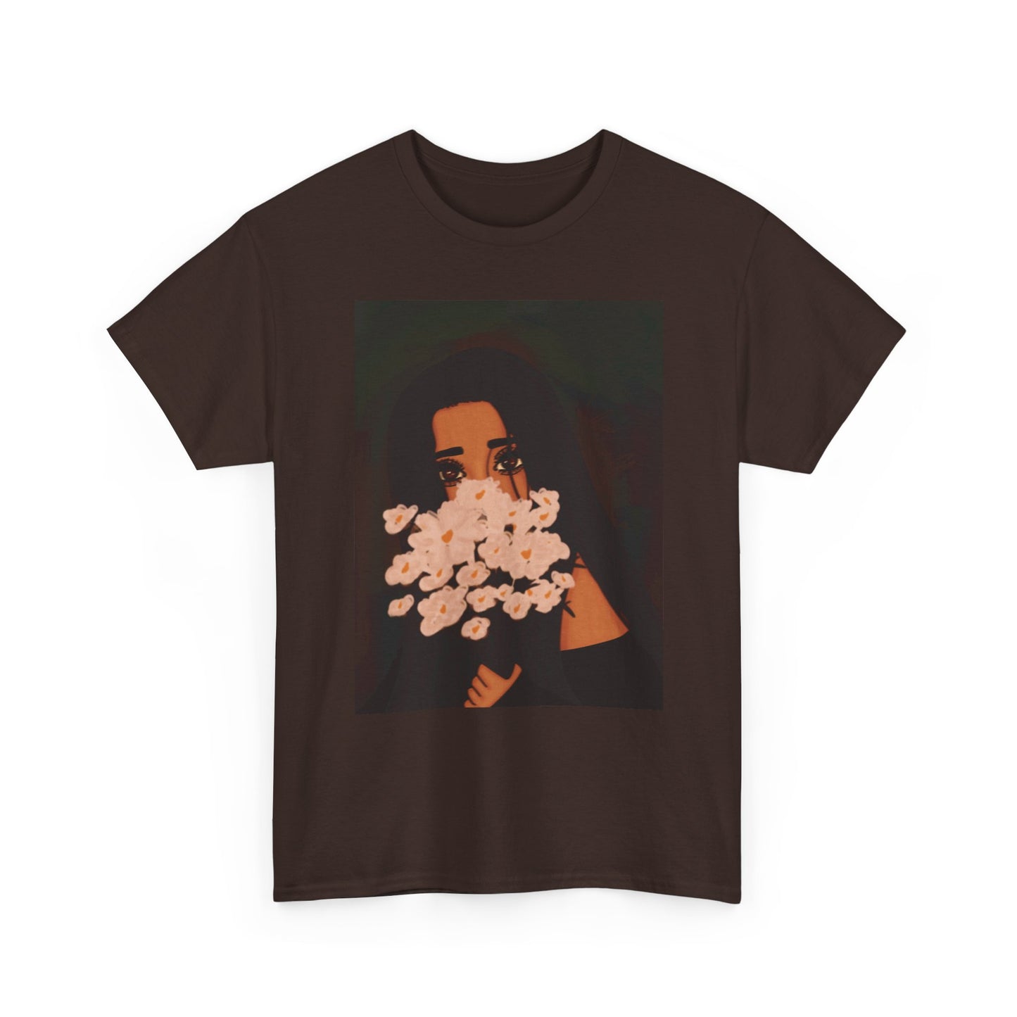 Unisex Heavy Cotton Tee (Flowers)