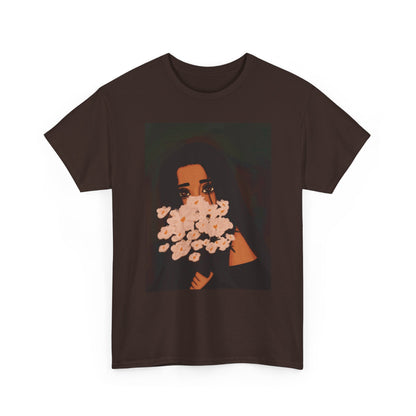 Unisex Heavy Cotton Tee (Flowers)