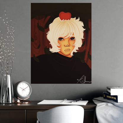 Vertical Matte Poster - Apple