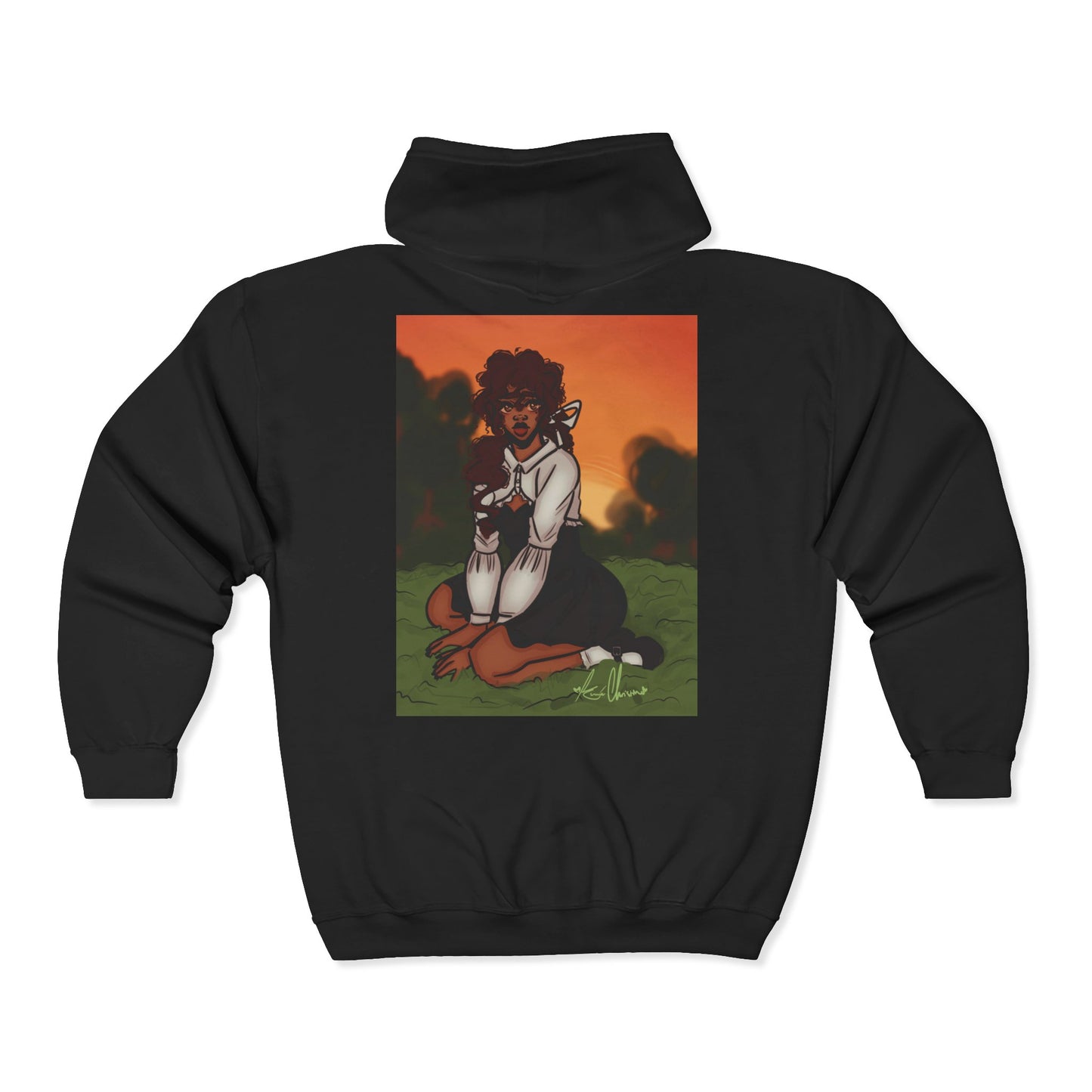 Unisex Heavy Blend™ Full Zip Hooded Sweatshirt (Sunset)