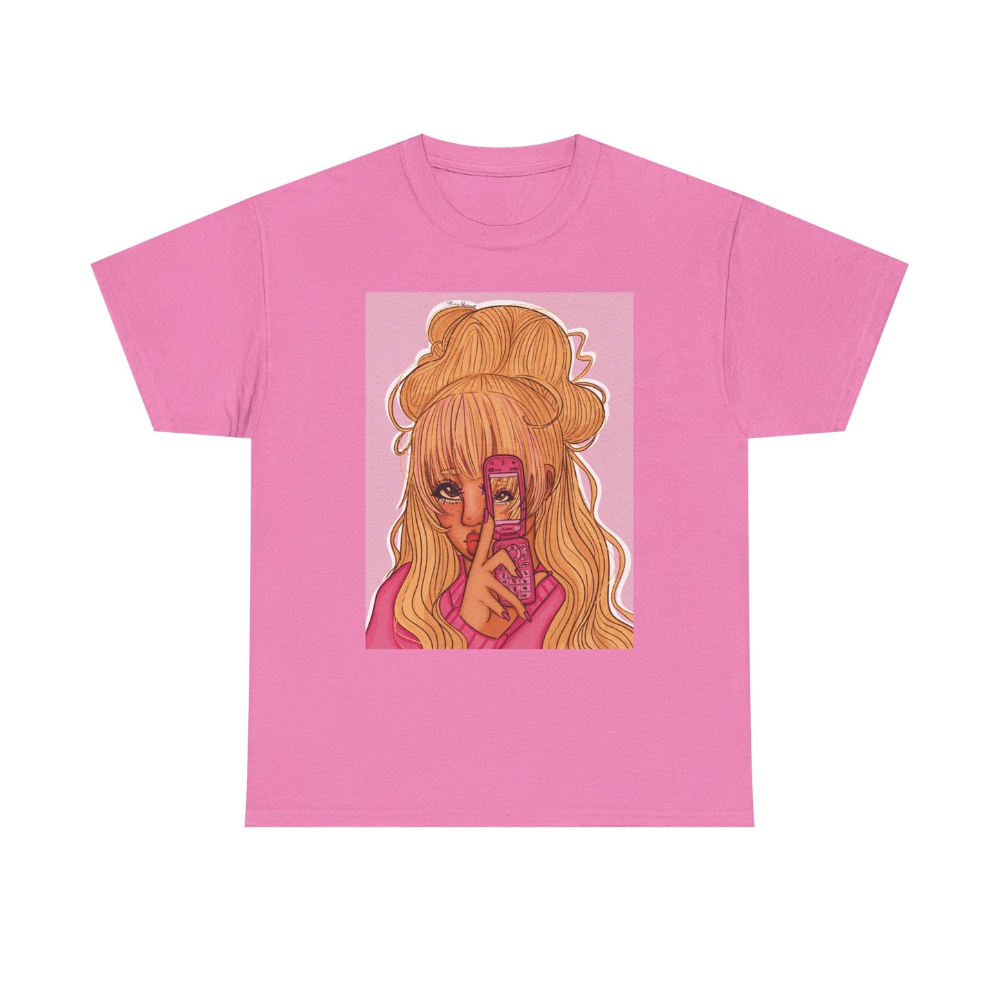 Unisex Heavy Cotton Tee (Pink 90’s Girl)