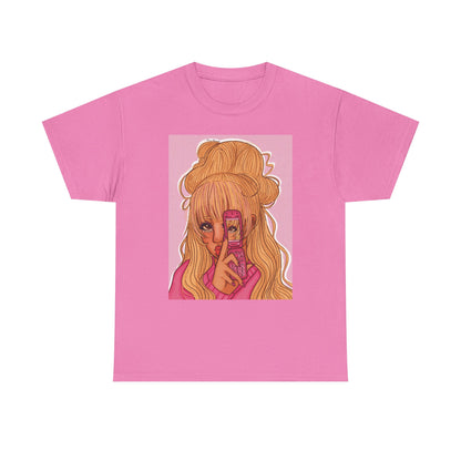 Unisex Heavy Cotton Tee (Pink 90’s Girl)