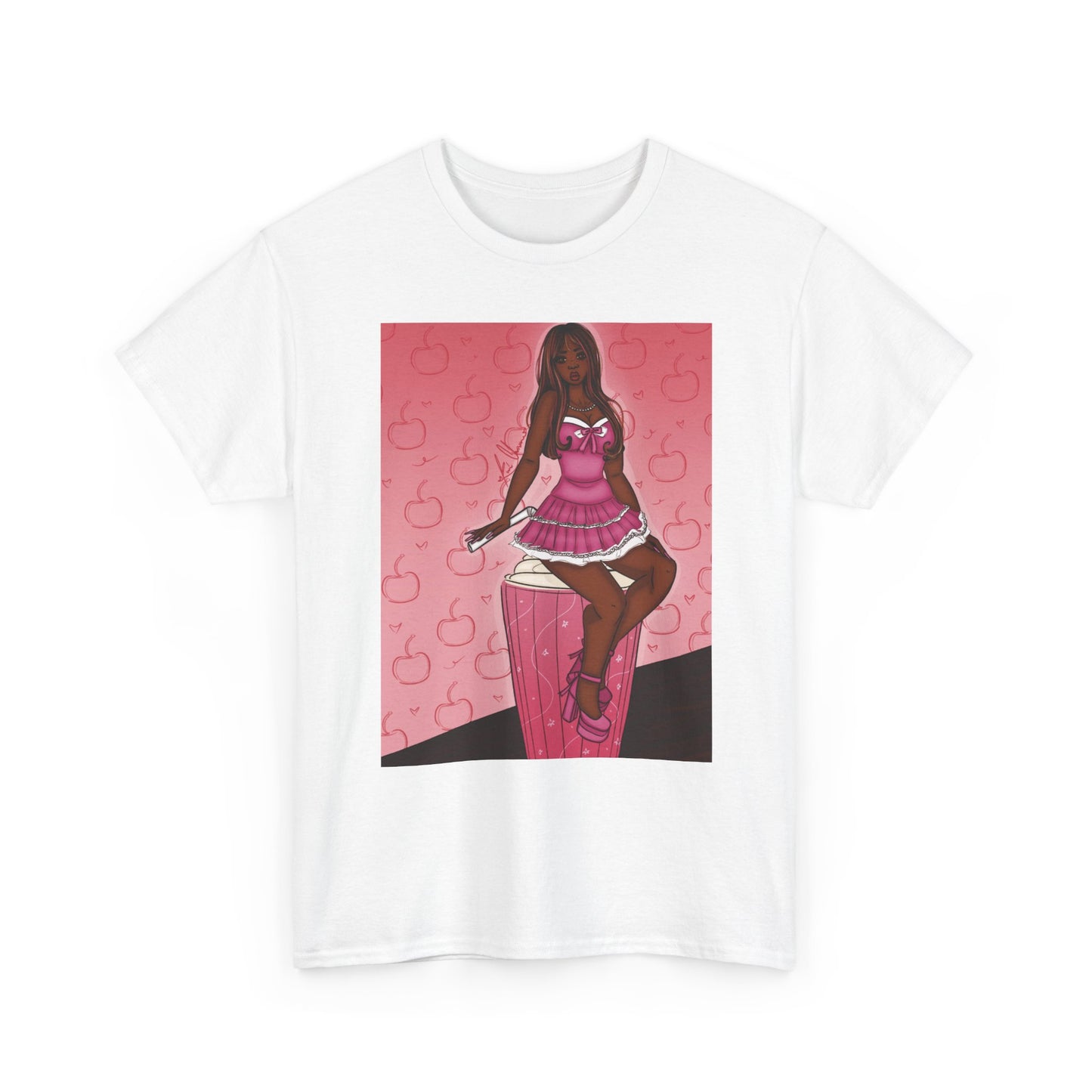 Unisex Heavy Cotton Tee (Milkshake)