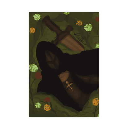 Vertical Matte Poster - Knight