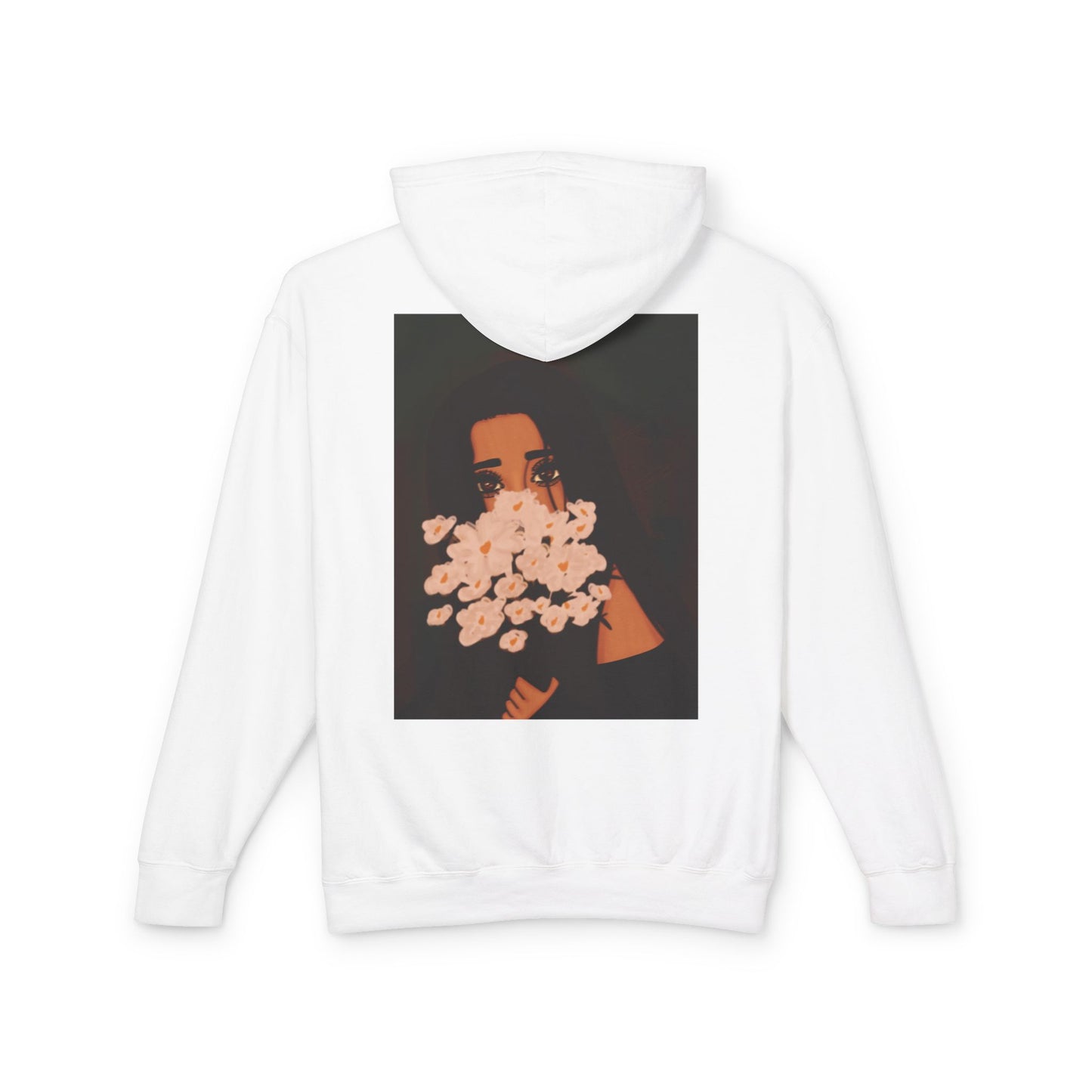 Unisex Lightweight Hooded Sweatshirt (Flowers)