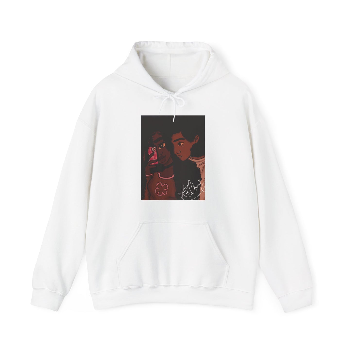 Unisex Heavy Blend™ Hooded Sweatshirt (Black Love V2)