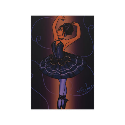 Vertical Matte Poster - Ballerina