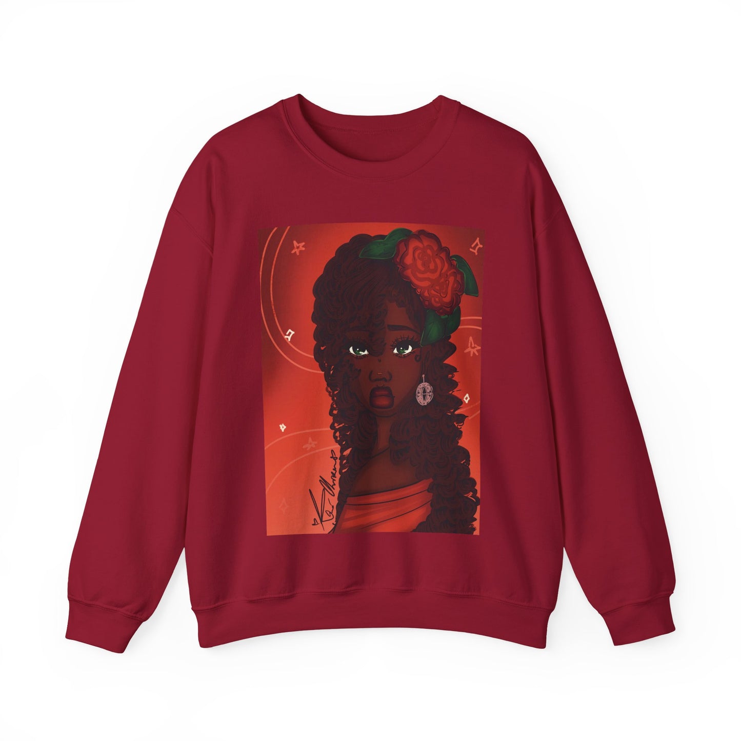 Unisex Heavy Blend™ Crewneck Sweatshirt (Rose)
