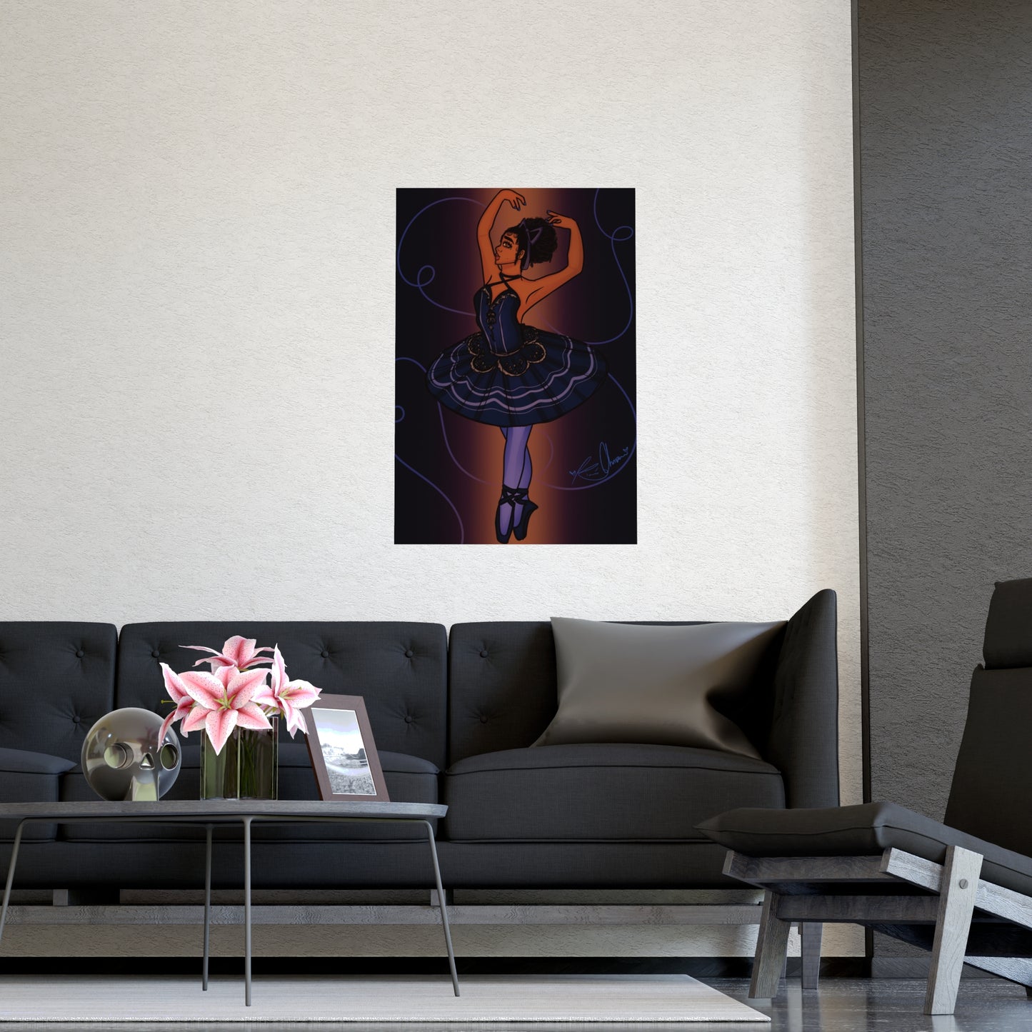 Vertical Matte Poster - Ballerina