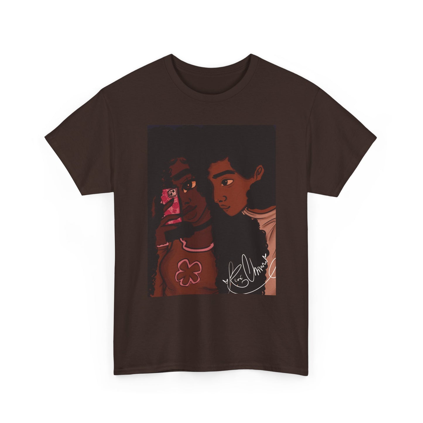 Unisex Heavy Cotton Tee (Black Love)