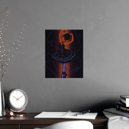 Vertical Matte Poster - Ballerina