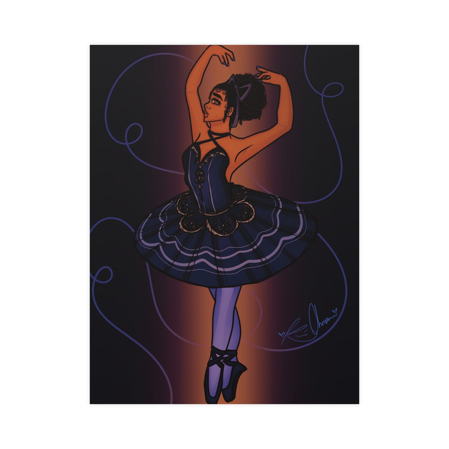 Vertical Matte Poster - Ballerina