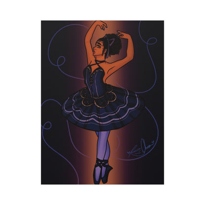 Vertical Matte Poster - Ballerina