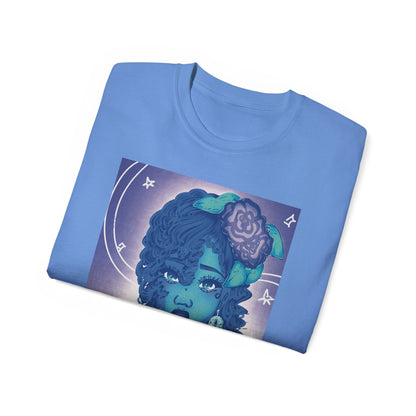 Unisex Ultra Cotton Tee (Blue Rose)