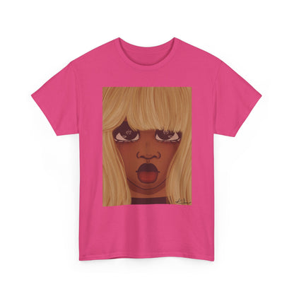Unisex Heavy Cotton Tee (Heart Eyes)