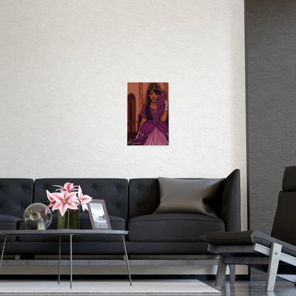 Vertical Matte Poster - Princess