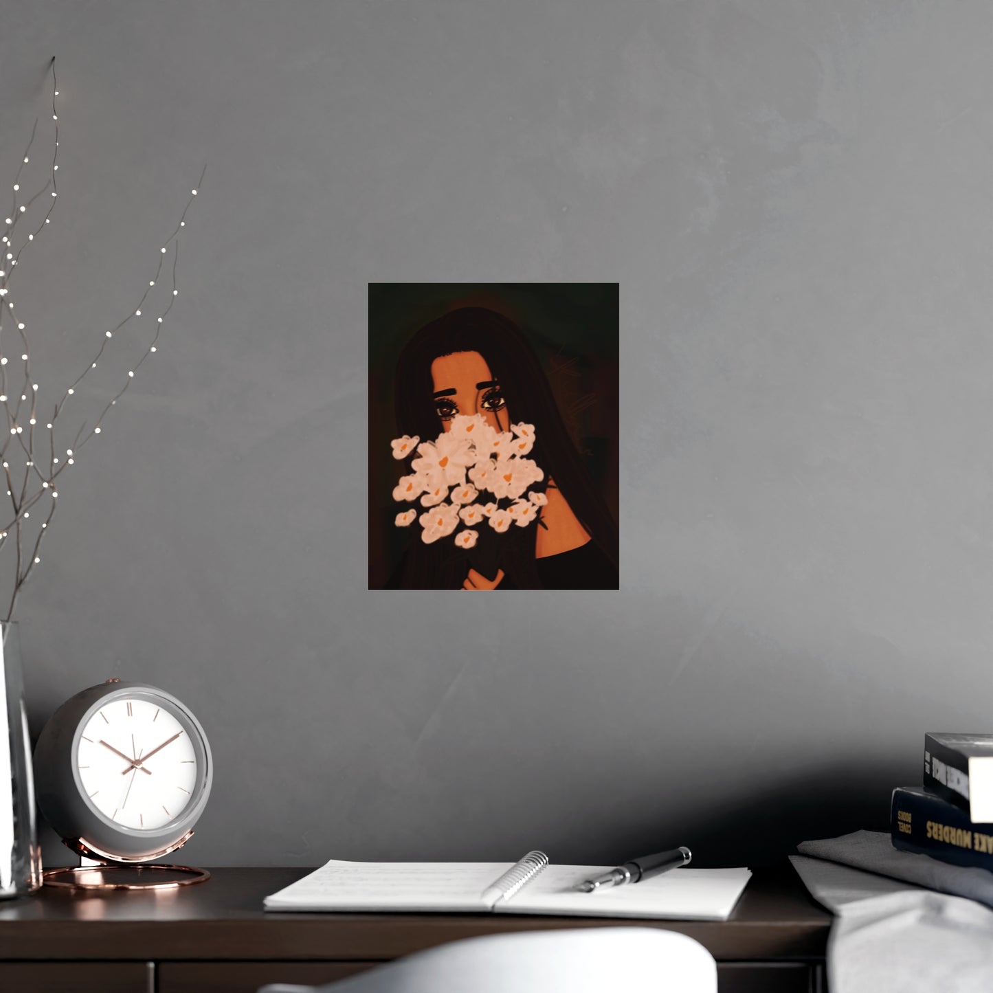 Vertical Matte Poster - Flowers