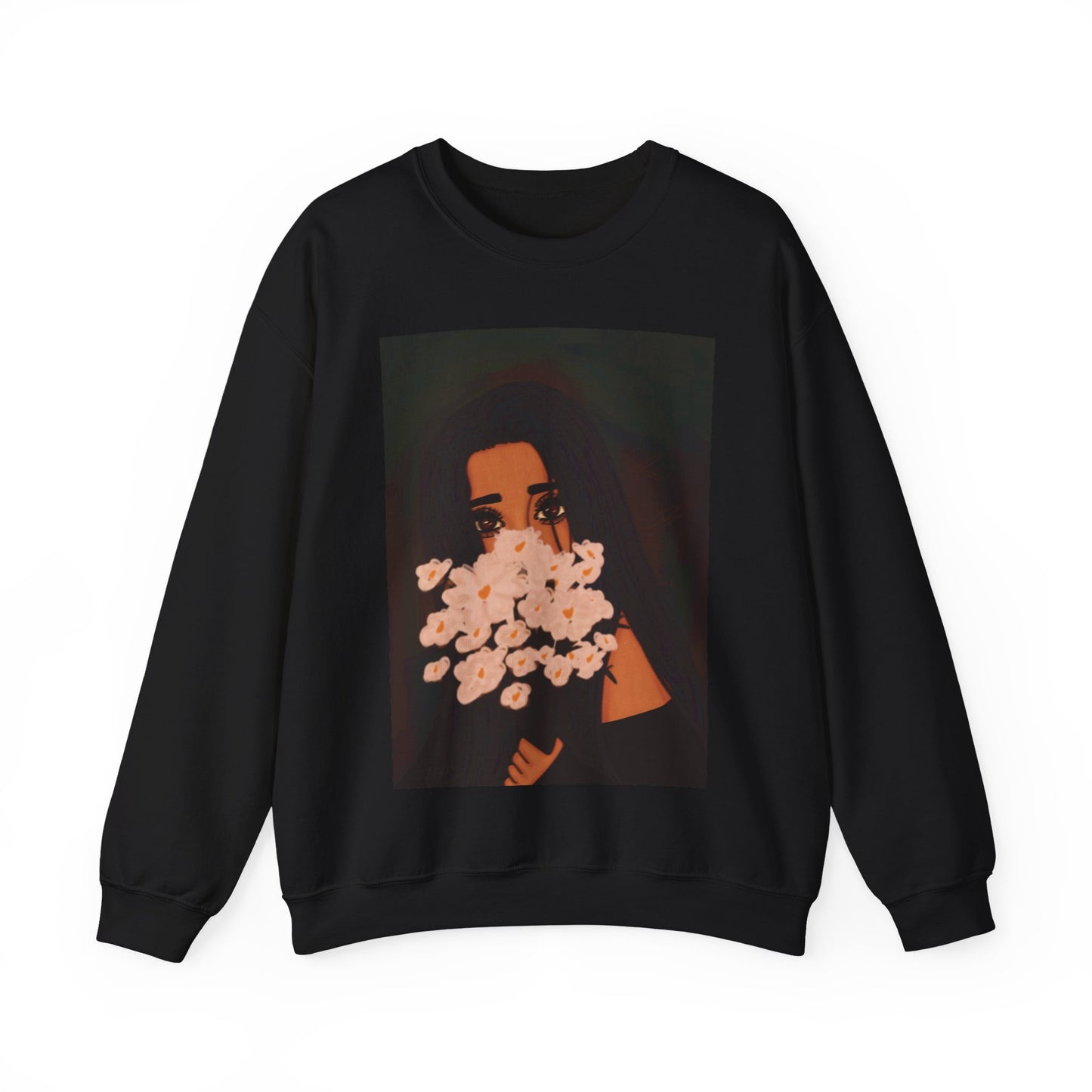 Unisex Heavy Blend™ Crewneck Sweatshirt (Flowers)