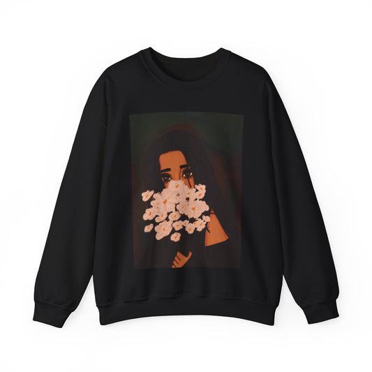 Unisex Heavy Blend™ Crewneck Sweatshirt (Flowers)