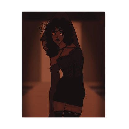Vertical Matte Poster - Model