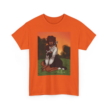 Unisex Heavy Cotton Tee (Sunset)