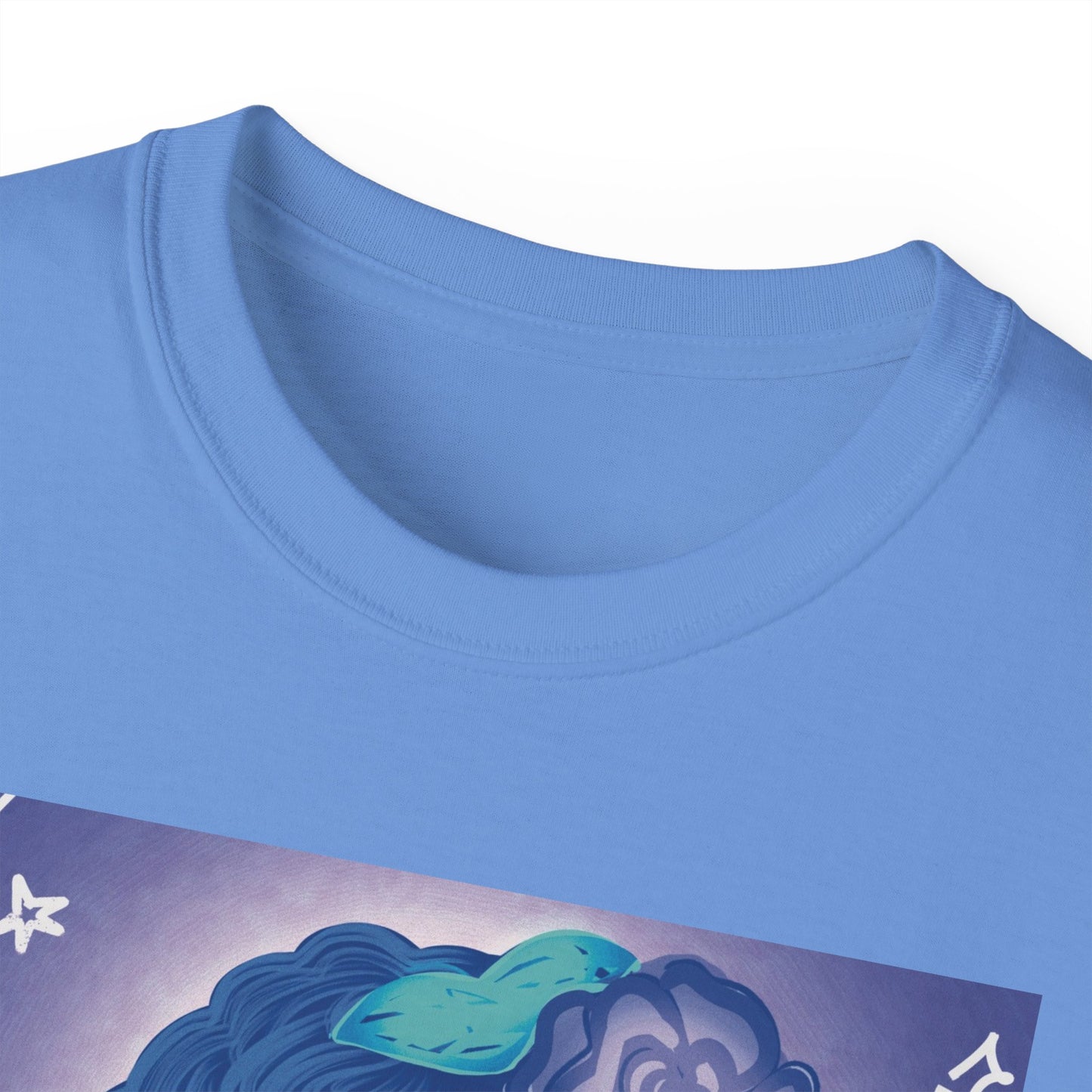 Unisex Ultra Cotton Tee (Blue Rose)