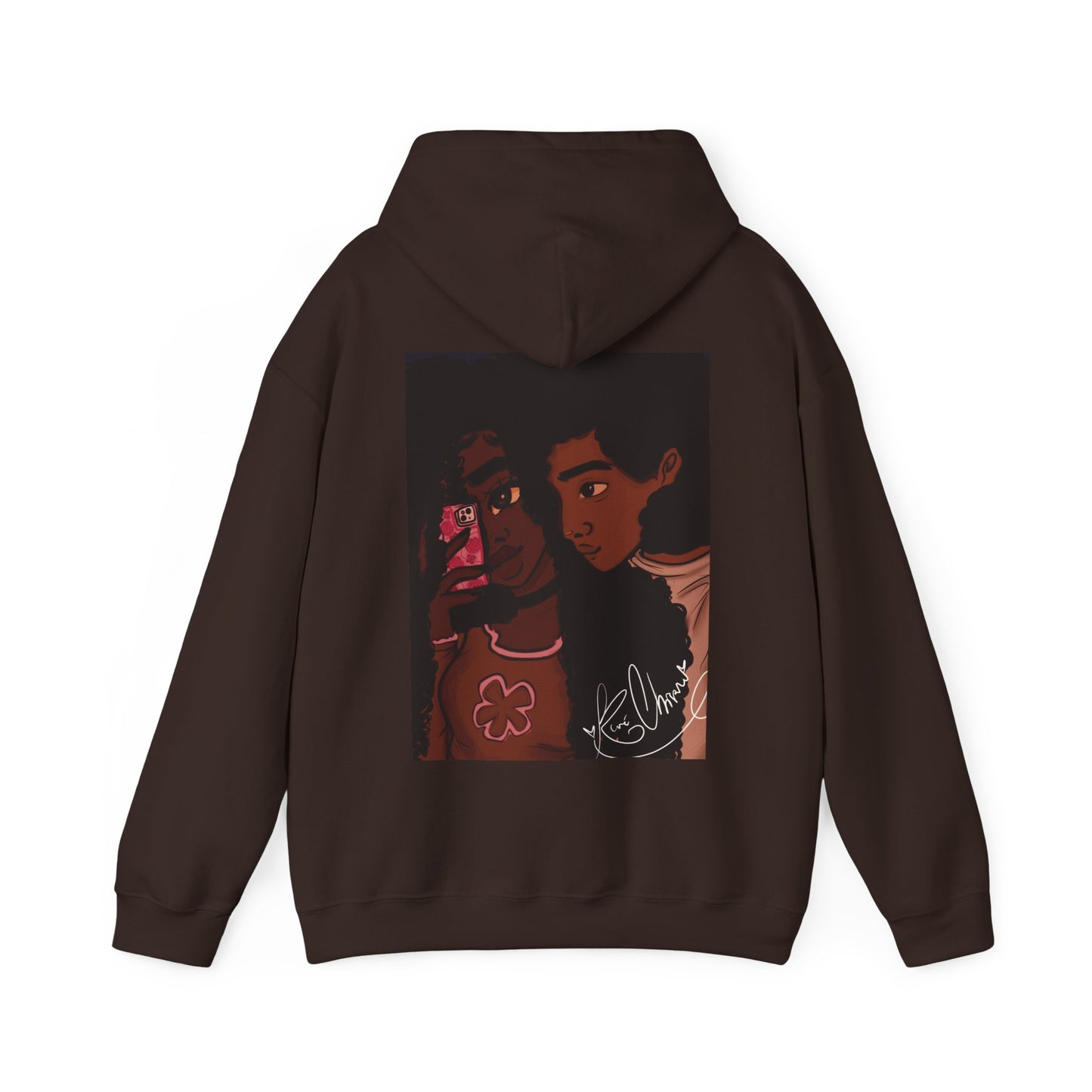 Unisex Heavy Blend™ Hooded Sweatshirt (Black Love)