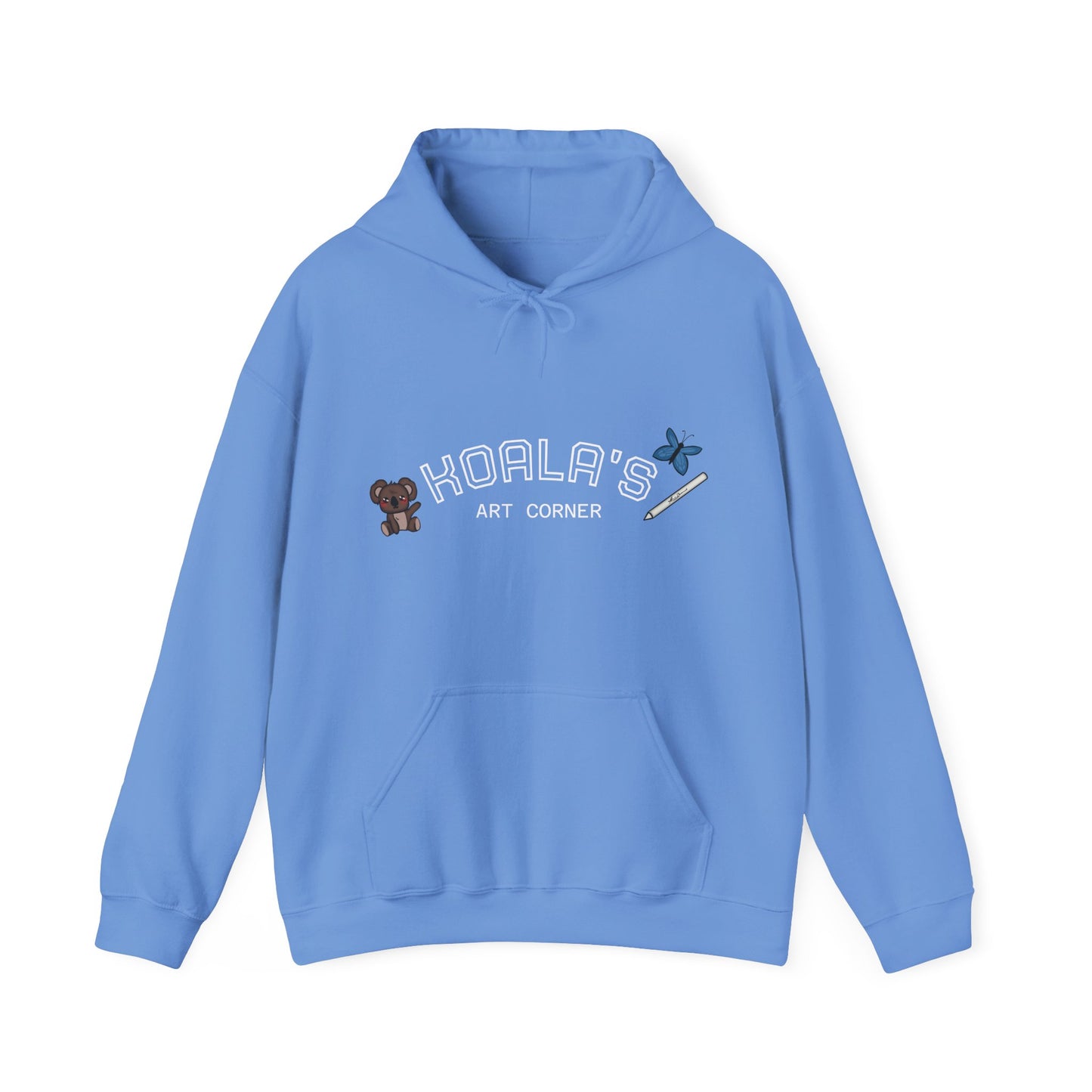 Unisex Heavy Blend™ Hooded Sweatshirt (Blue Butterfly)