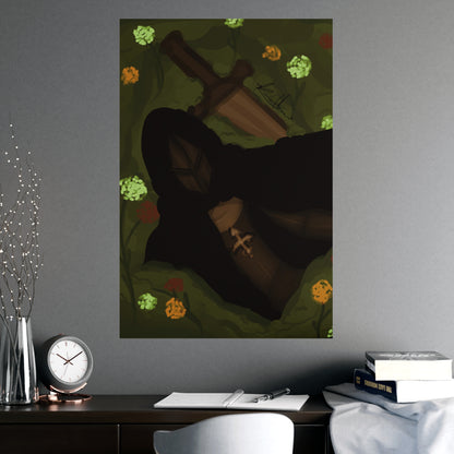 Vertical Matte Poster - Knight