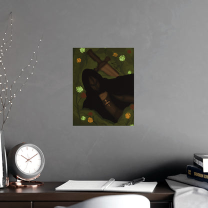 Vertical Matte Poster - Knight