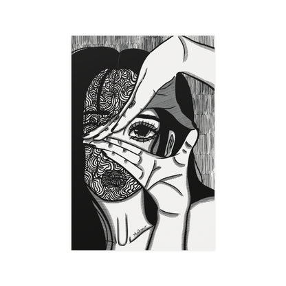 Vertical Matte Poster - Illusions