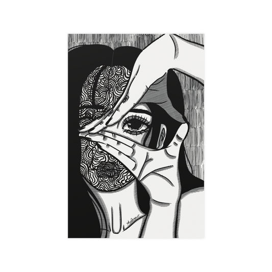 Vertical Matte Poster - Illusions