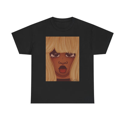 Unisex Heavy Cotton Tee (Heart Eyes)