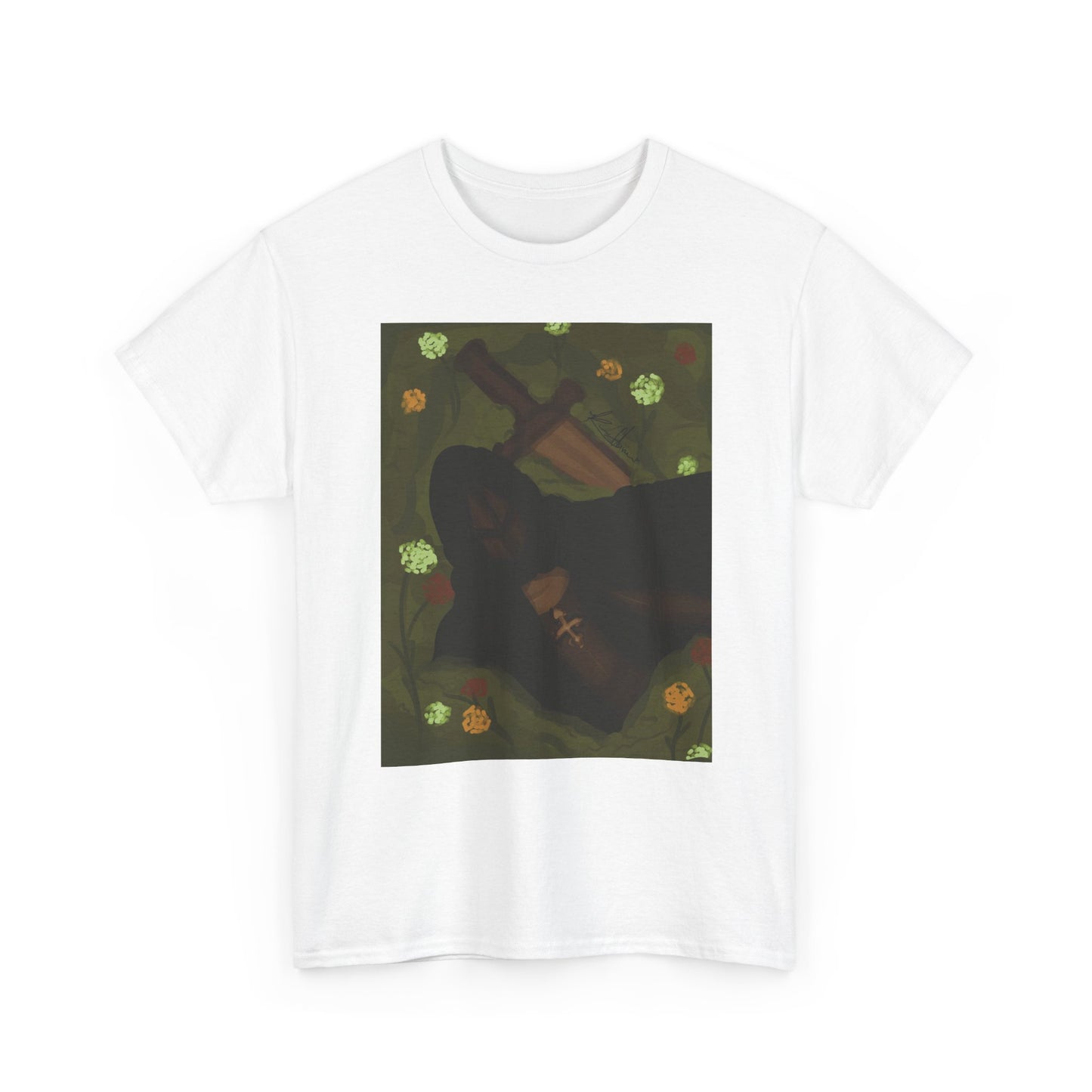 Unisex Heavy Cotton Tee (Knight)
