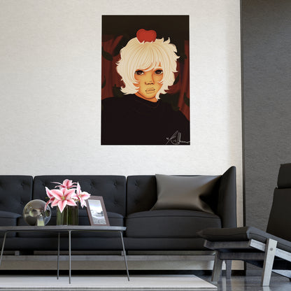 Vertical Matte Poster - Apple