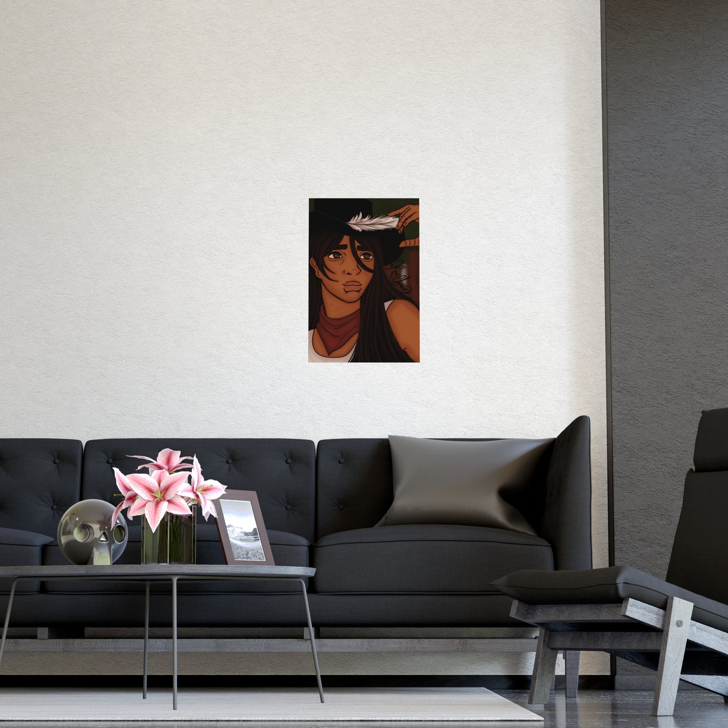 Vertical Matte Poster - Cowboy