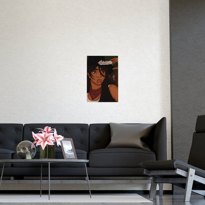 Vertical Matte Poster - Cowboy